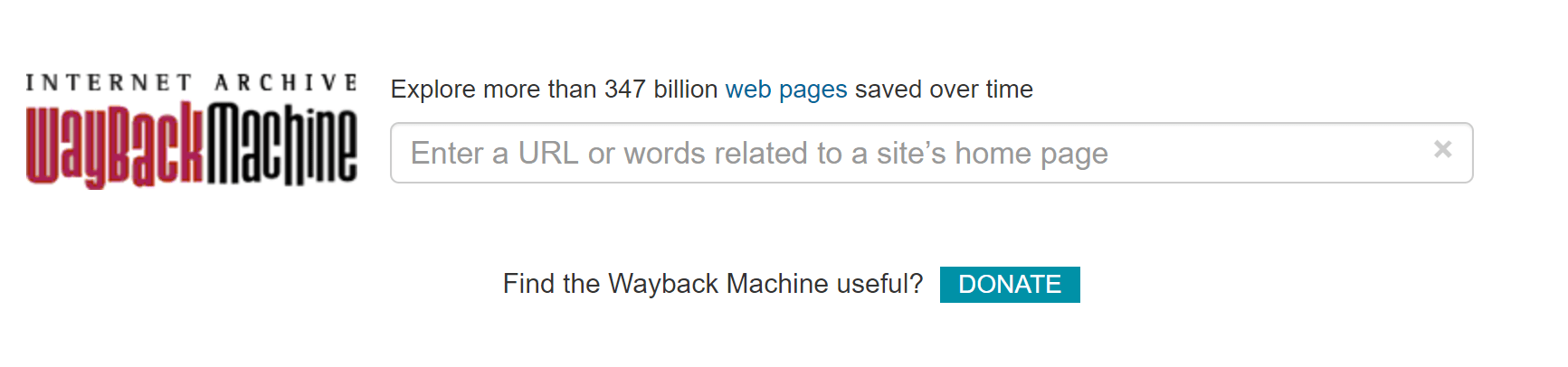 WayBack Machine