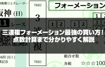 三連複フォーメーションの最強の買い方解説記事