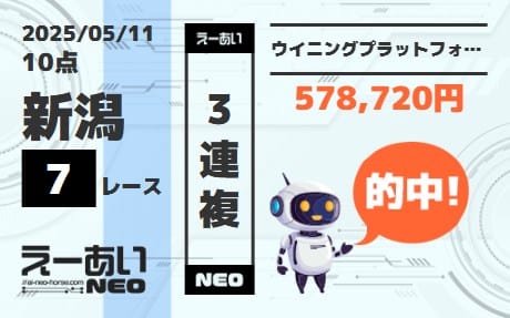 えーあいNEO 2025的中画像