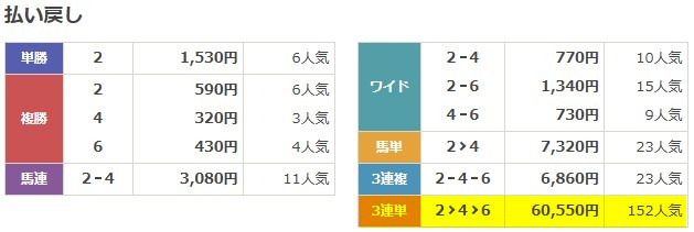 縁 2025年11月16日京都9R 有料予想 結果