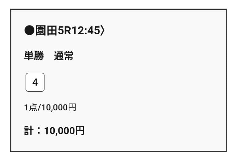 マンバケンプラス 2025年12月02日園田5R 無料予想