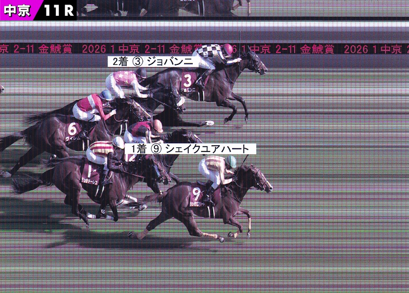 JRA 2026年03月15日中京11R 決着画像